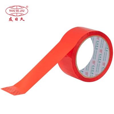 Brand new waterproof packing adhesive silicone carton sealing color bopp packaging tape with high quality